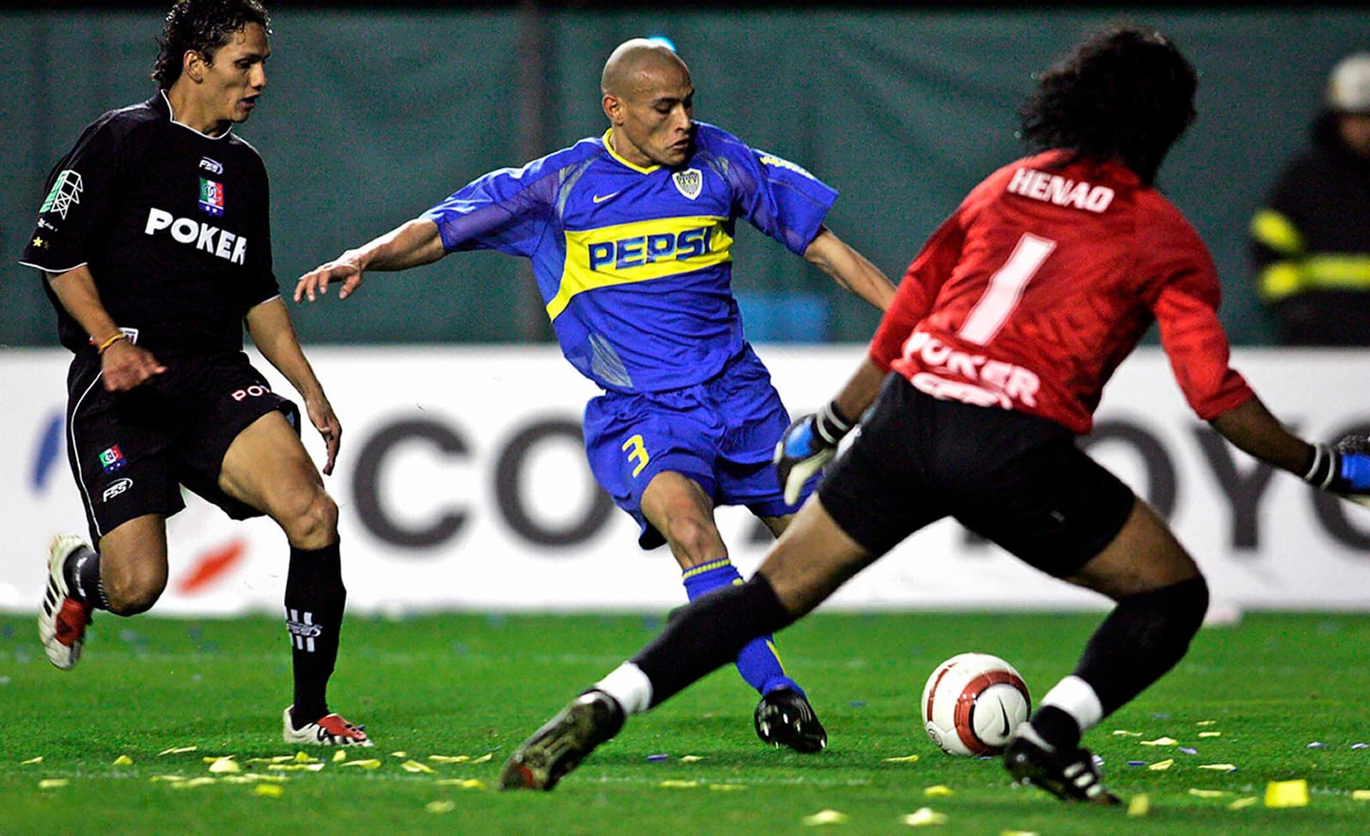 En la ida de la final de la Copa Libertadores, Once Caldas firmaría una de las mejores actuaciones de un club colombiano en La Bombonera./ Daniel García