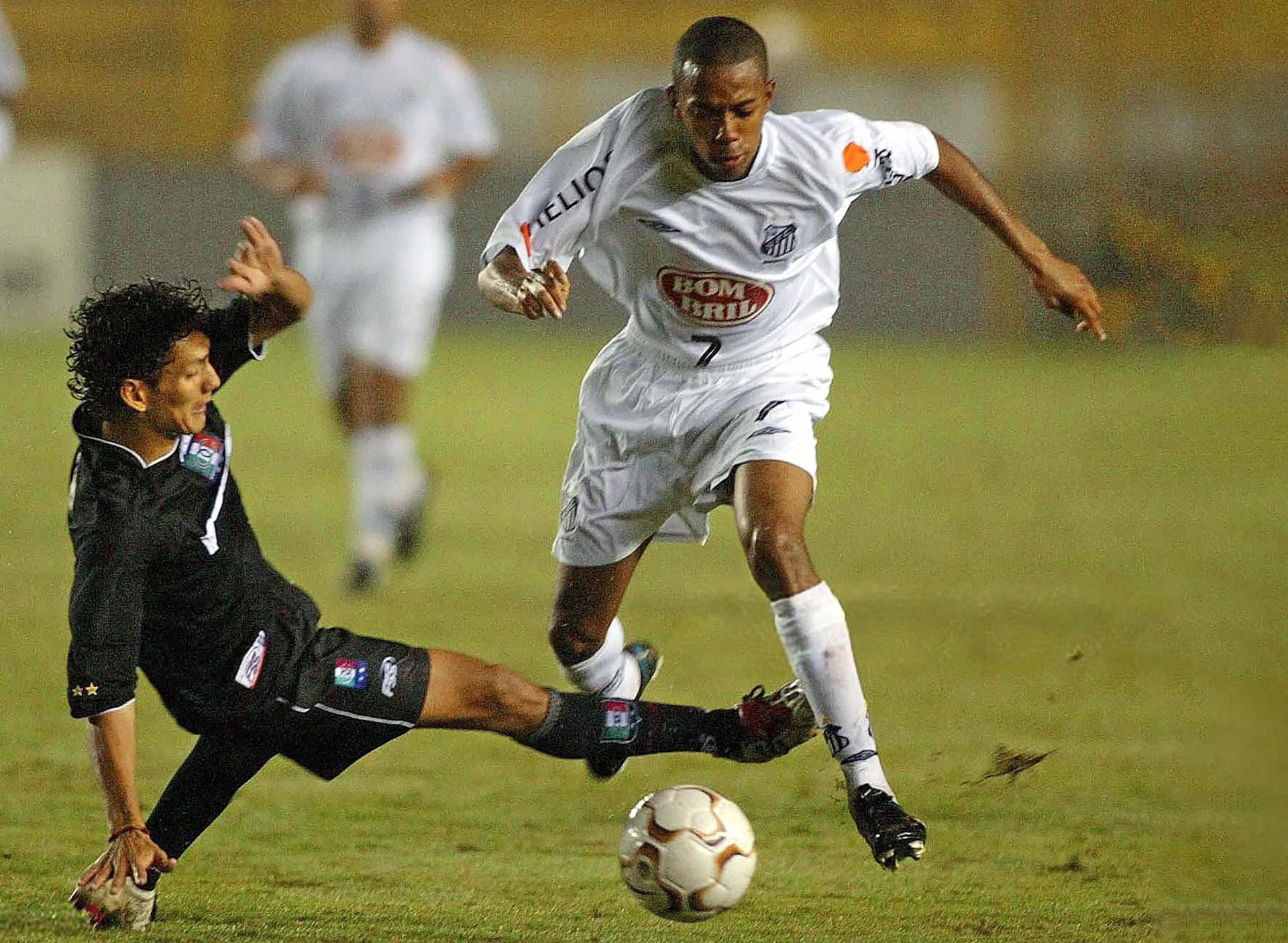 Los cuartos de final de la Copa Libertadores enfrentarían al Once Caldas con el Santos que lideraba el joven Robinho./ Orlando Kissner